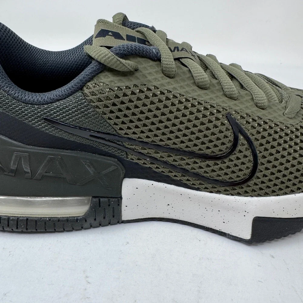 Nike Air Max Alpha Trainer 6 Medium Olive Black Sneakers FQ1833-200 Mens Sz 8
